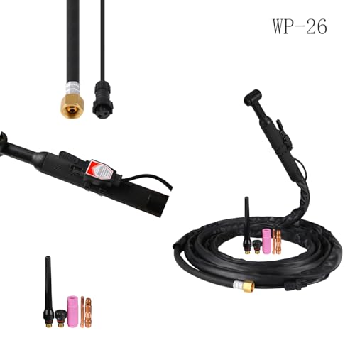 DECAPOWER Tocha para soldagem TIG, tocha de corte a plasma e acessórios para corte de soldagem (WP-2