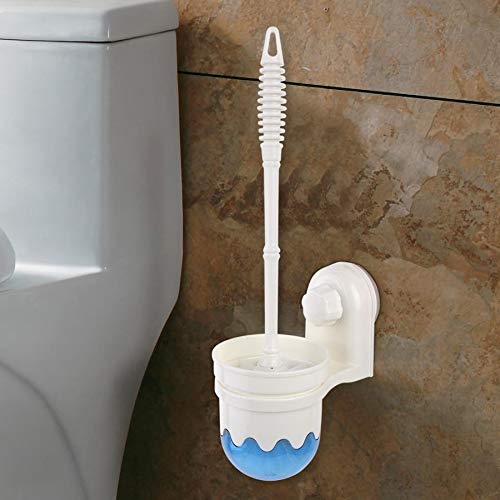 Toilet Brush Wall Mounted Toilet Brush With Suction Holder Base Bathroom Cleaning Tools Set Bathroom Fixtures #TOP3