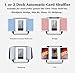 VQP Automatic Card Shuffler, 1-2 Deck Playing Cards Shuffler, One Press Auto or Manual Shuffling Machine, Quiet for UNO Blackjack Bridge Phase 10 Skip-Bo, Rechargeable Portable for Travel, No Jams