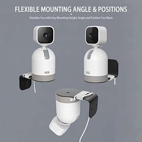 PUUUCI Wall Mount for Blink Mini Pan-Tilt Camera - Blink Mini Pan-Tilt Camera Black Stainless Steel Wall Mount Bracket/Holder for Home/Apartment/Office Indoor (1-Pack) by PUUUCI - Used condition - Image 3