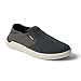 Reef Neptune Slip On Mens Shoe, Lightweight & Breathable, Soft Cushion Footbed, Black/White, 14