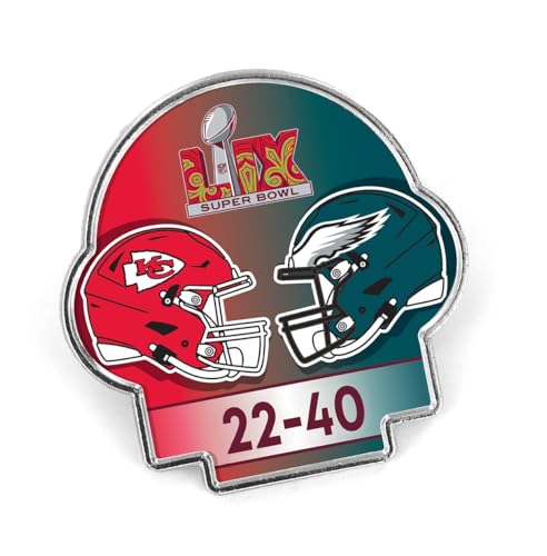 Pin's final score Eagles Philadelphie Super Bowl 59 pour veste et sac