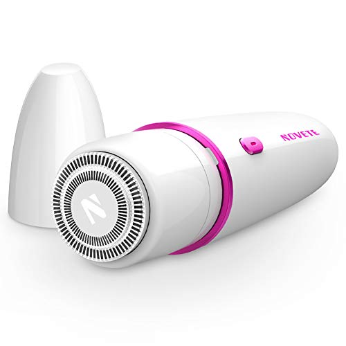 Facial Hair Remover for Women, NOVETE USB Rechargeable Facial Hair Remover Tool for Women, Waterproof Painless Hair Removal with LED Light, Womens Face Shaver for Upper Lip Chin Cheek Arm