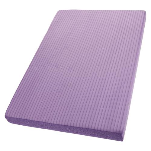 BIUDECO Almohadilla Yoga Cómoda y Antideslizante Colchoneta Equilibrio Entrenamiento Fitness Esterilla Gruesa Nbr para Fisioterapia y Gimnasio Protección Rodillas Mediana Color Púrpura