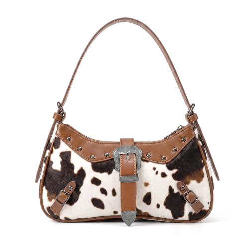 Image of PALAY Shoulder Bag for Women Girls Small Canvas Handbag with Chain Charm Hobo Bag Stylishly Sweet Y2K Star Patchwork Letter Printed Handbag Casual Small Shoulder Bag