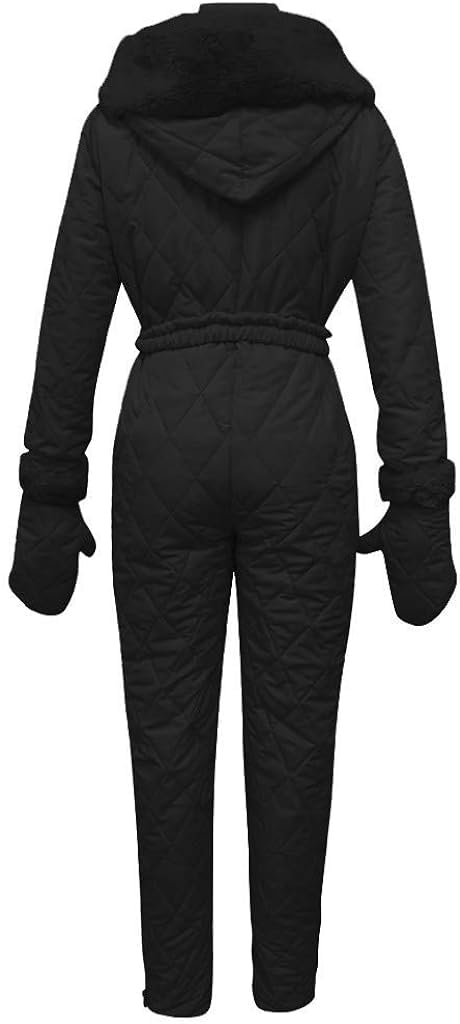 Combinaison de Ski d'hiver en Plein air pour Femme imperméable Coupe-Vent vêtements de Sport Chauds d'hiver Combinaison de Sport à la Mode Veste Polaire
