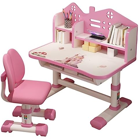 Calager Adjustable Kids Desk and Chair Set Cover