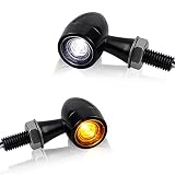 QUASCO Universal Motorcycle Turn Signals Switchback LED Turn Signal Kit Front Mini Blinkers Compatib