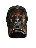 RFCO 2nd Amendment America Stick to Your Guns It's Your Right NRA Camo Black Cap Hat