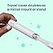Quip Metal Sonic Electric Toothbrush for Adults - Time Travel & Soft Bristles with Travel Case & Replacement Brush Head - 3 Month Battery Life - Silver