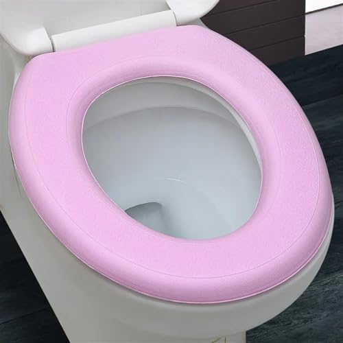 Housse de siege de toilette violette impermeable en forme de O
