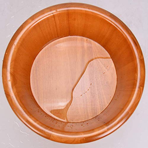 Spa de pies de acero inoxidable y madera 39 cm diámetro miniatura 4