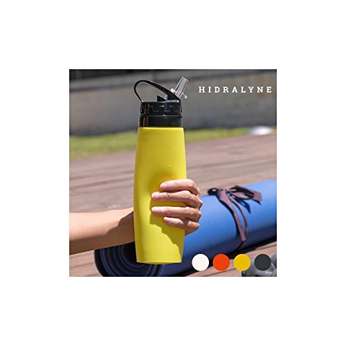 Apolyne Hidralyne Bidon en silicone pour sportifs Unisexe adulte Blanc Taille unique