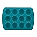 SilverStone Hybrid Ceramic Nonstick Bakeware Steel Cupcake & Muffin Pan, 12-Cup, Marine Blue