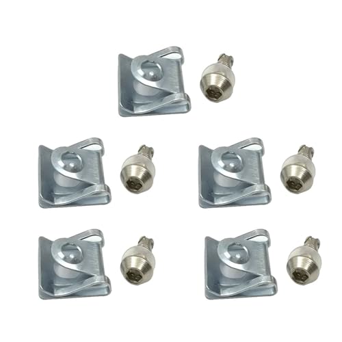 Boulon de fixation à clip pour carénage de moto de course BMW - Kit de 5 vis quart de tour