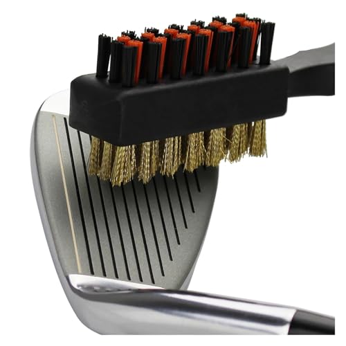Evita golpes desviados usando este cepillo para palos de golf portátil 7