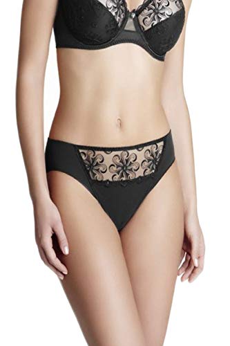 Slip Simone Pérèle Révélation en pizzo de luxe et microfibre fine