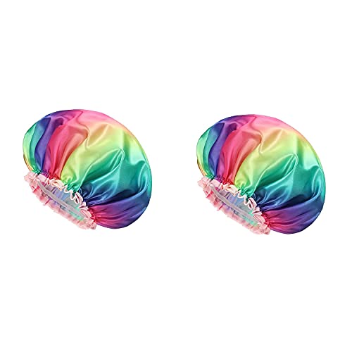 Rainbow Series Large Shower Cap 1 Pack(A) & Rainbow Series Shower Cap 1 Pack(A) #TOP19