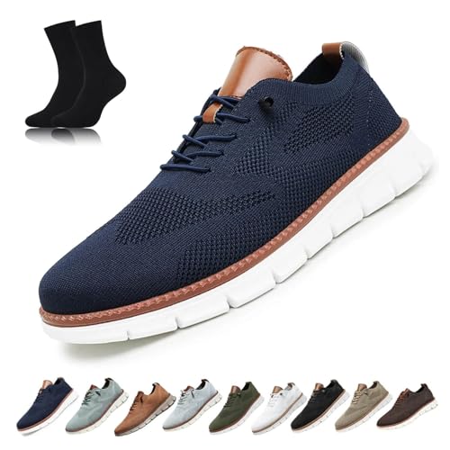Comfofeet Ultra Comfortable Orthopedic Shoes, Men's Casual Fashion Walking Mesh Sneakers with Light and Soft Sole - Main Image