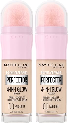 Maybelline New York Instant Age Rewind Instant Perfector 4-In-1 Glow Makeup, Fair/Light Cool