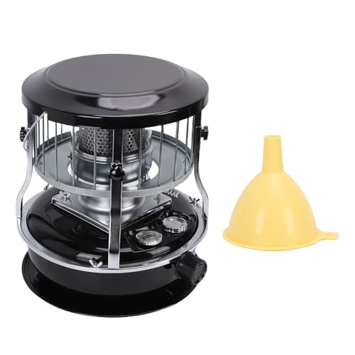 TOPINCN Calentador de Keroseno, Estufa de Calentador de Espacio Portátil de 9000BTU 2600W 4.6L Altura Ajustable Calentador No Eléctrico para Campamento Garaje de Carpas de Emergencia TOPINCN Calentador de Keroseno, Estufa de Calentador de Espacio Portátil de 9000BTU 2600W 4.6L Altura Ajustable Calentador No Eléctrico para Campamento Garaje de Carpas de Emergencia