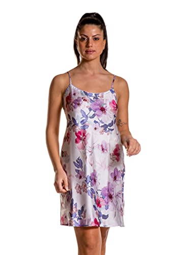 Chemise courte en satin imprimée pour vos soirées d'été XL