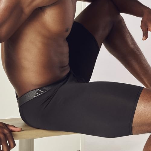 Image of adidas Men's Performance 3-Pack Long Boxer Brief
