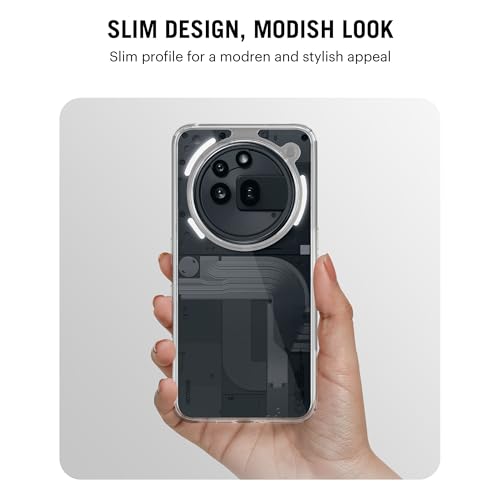 Image of DailyObjects Clear Polycarbonate Case for Nothing Phone (3a) Pro Clear Slim Back Cover | Full Body Protection