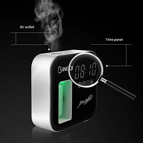 Ingqi Nebulizing Aroma Aromatherapy Professional Grade Diffusers, Nanometer Atomization Technology Spray Scent Diffuser Only Work For Pure Essential Oil ,50Ml Essential Oil Can Last For 2 Months #TOP5