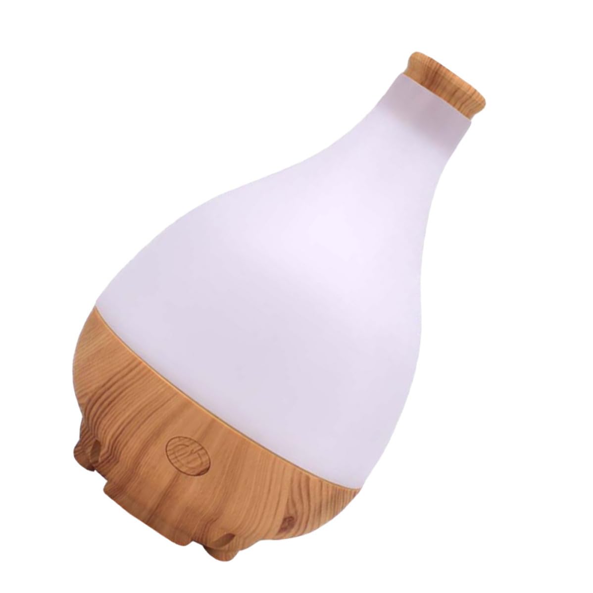 GALPADA 1pieza Humidificador de Escritorio Silencioso con Difusor de Aceites Esenciales Forma de Florero Luz LED para Oficina y Hogar Mini Aromaterapia Portátil