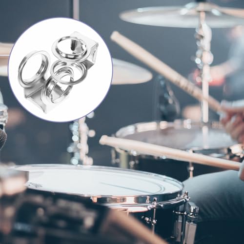 Kisangel 10pcs Abrazadera para Soporte de Tambor para Montaje Seguro y Posicionamiento Estable de Instrumentos de Percusión miniatura 2