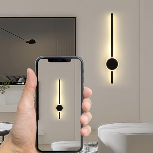 Apliques de pared interior LED modernos de 60cm en aluminio oro con luz blanca para salon 3