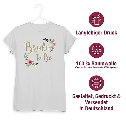JGA Junggesellenabschied Frauen – Bride to Be – S – Weiß – Bride to be Tshirt – L191 – Tailliertes Tshirt für Damen und Frauen T-Shirt - 4