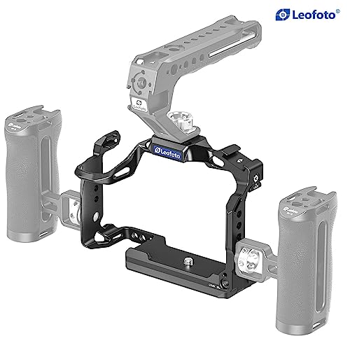 Image of Leofoto Lumix S5II Camera Cage, for Panasonic Lumix S5 II, ARRI, Anti-Twist, Lightweight, Arca Compatible
