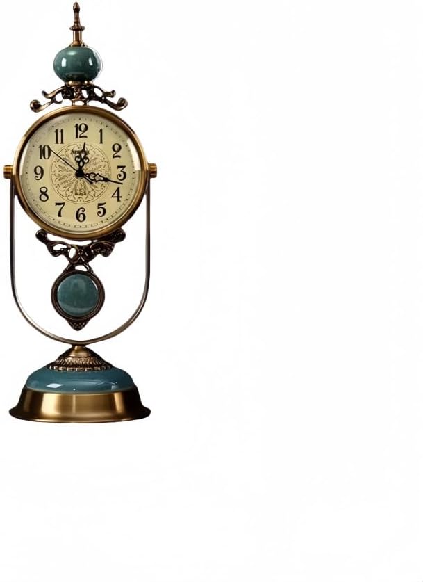 LISHENG無音置き時計”サン·ムーンアンティークdesign北欧 LISHENG無音