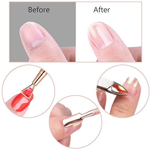 Jolintek Nagelhautentferner Set, 3pcs Nagelhautzange mit Nagelhautschieber, Edelstahl Nagelzangen Set Maniküre und… – Bild 7