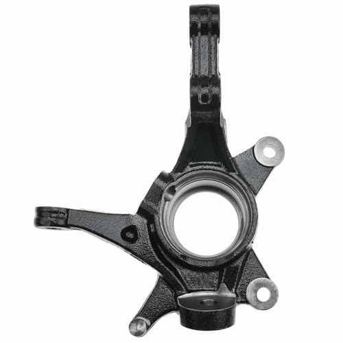 Image of Detroit Axle - Front Left Steering Knuckle for Hyundai 2014-2017 Accent, Dodge 2014 Attitude, Driver Side Steering Knuckle Assembly Replacement