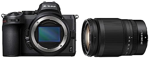 Image of Nikon Z5 kit 24-70 with Additional Battery, Optical Zoom (Black) & Nikon NIKKOR Z 24-200MM F /4-6.3 VR Lens (Black)
