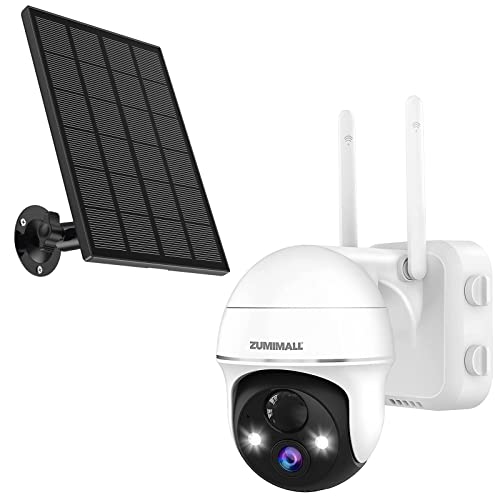 2K Security Cameras Wireless Outdoor, With 360° Ptzzumimall Solar Panel Compatible With Outdoor Camera Wireless Gx1S/Q1Pro/F5 /Gx2S Ptz Camera, #TOP27