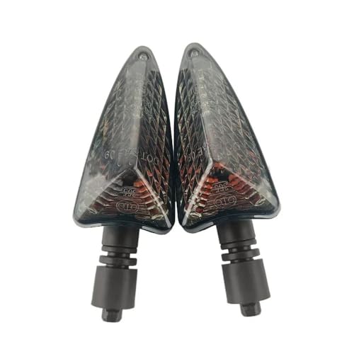 JIANYISR Blinker Motorrad Kompatibel Mit Aprilia RS4 125 RSV 4R SR Motard SXV 550 Caponord 1200 Motorrad-Blinker Vorne/hinten(36mm smoked)