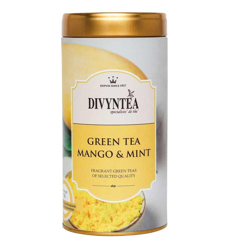 DIVYNTEA Green tea Mango Mint || Herbal Tea For Weight loss And Heart health