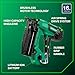 Metabo HPT 18V MultiVolt Brushless Cordless Finish Nailer Kit, 16 Gauge Straight Finish Nailer with Power Tool 2.0Ah Lithium Ion Battery, Drives 1