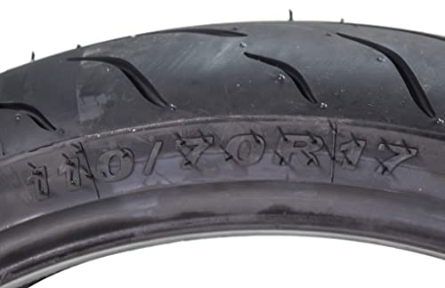 image for Kenda KM1 Sport Touring Motorcycle Tire Set 110/70-17 Front 190/50-17 