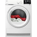 AEG TR718EAOB – Secadora con Bomba de Calor Serie 7000 SensiDry, 8 kg, Secado Delicado a Baja Temperatura, Cuidado de las Prendas, Alta Eficiencia Energética