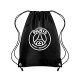 FOCO Offizielles Lizenzprodukt Paris Saint-Germain FC Schwarz Mono Fußball-Sporttasche mit Kordelzug