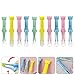 BESPORTBLE 10pcs Nose Tweezers Nose Picker for Infants Precision Plastic Clips Multi-color Pack Newborn Nasal Hygiene Kit