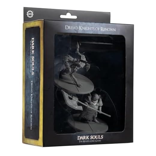 Dark Souls Il gioco di ruolo: Dread Knights of Renown Miniature & Statistiche Cards. DnD, RPG, D & D, Dungeons & Dragons. Compatibile 5E