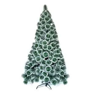 Tickles Artificial Christmas Tree/X Mass Tree with Plastic Leaves and Foldable Stand Perfect for Indoor Outdoor Decoration (Color: Green Size: 60 cm)