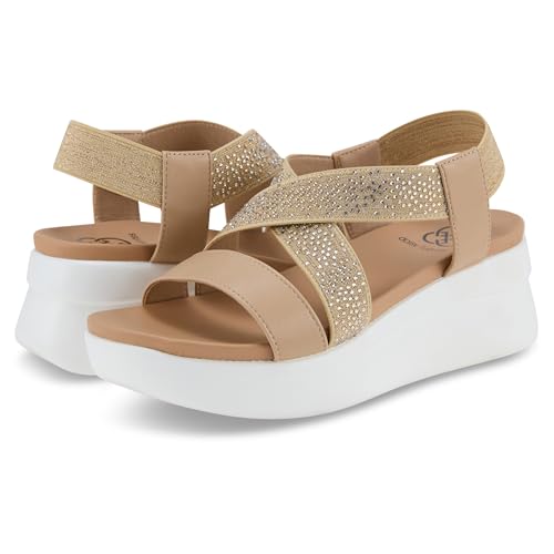 Daisy Fuentes Women's Wedge Sandals Frill –...