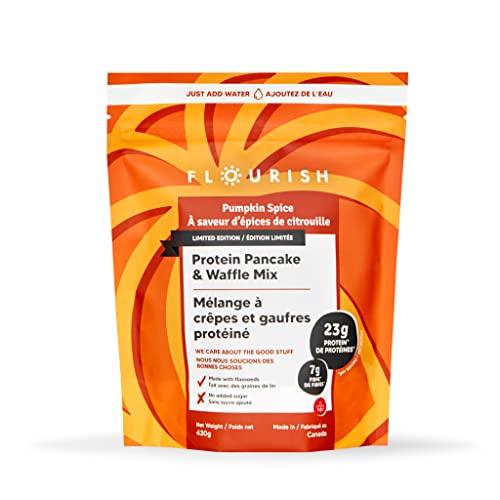 Flourish Protein Pancake & Waffle Mix, Whey Protein Isolate & Fla...
